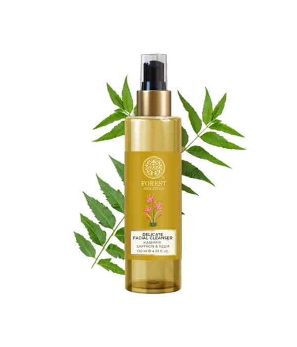 Click To Buy Forest Essentials Kashmiri Saffron & Neem Delicate Facial Cleanser (130ml)