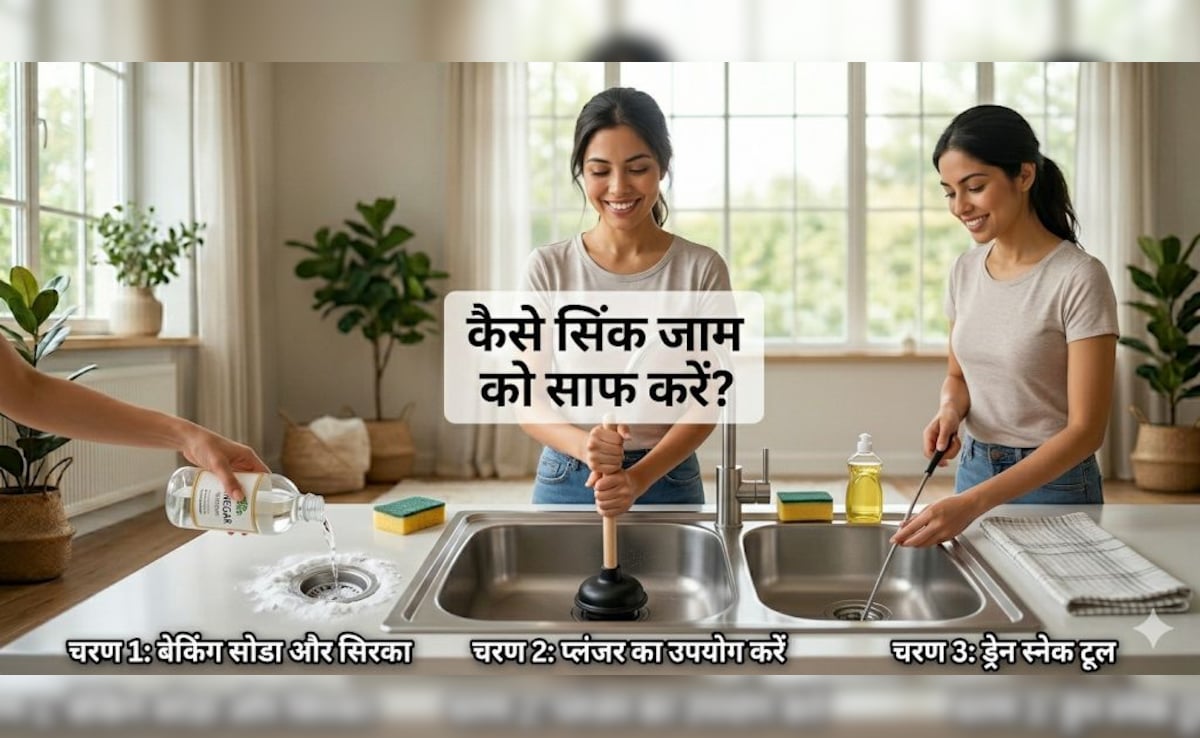 बार-बार जाम हो जाती है किचन की सिंक, ये रही मिनटों में सिंक खोलने की जुगाड़ू ट्रिक!