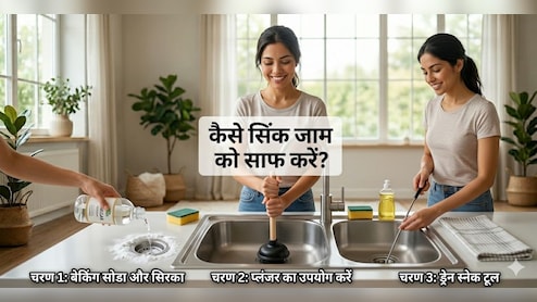 बार-बार जाम हो जाती है किचन की सिंक, ये रही मिनटों में सिंक खोलने की जुगाड़ू ट्रिक!
