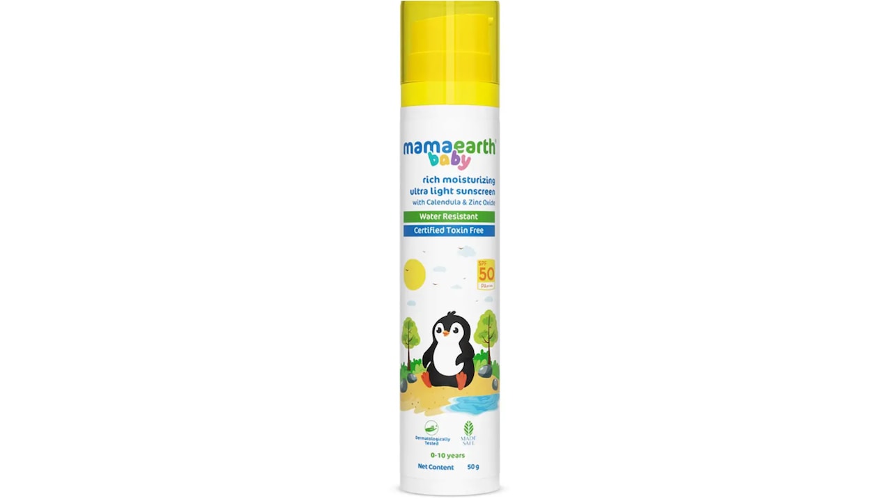 Click to buy Mamaearth Sunscreen - SPF 50 PA+++ Rich Moisturizing Ultra Light Sunscreen