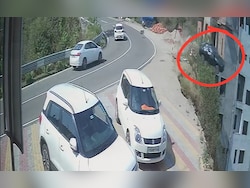 On Camera, Car Flies Off Himachal Road Into Deep Gorge, 2 Burnt To Death