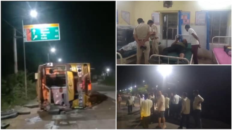 राजस्थान में भीषण सड़क हादसा, बूंदी-कोटा हाईवे पर पलटी दिल्ली जा रही स्लीपर बस; 15 यात्री घायल