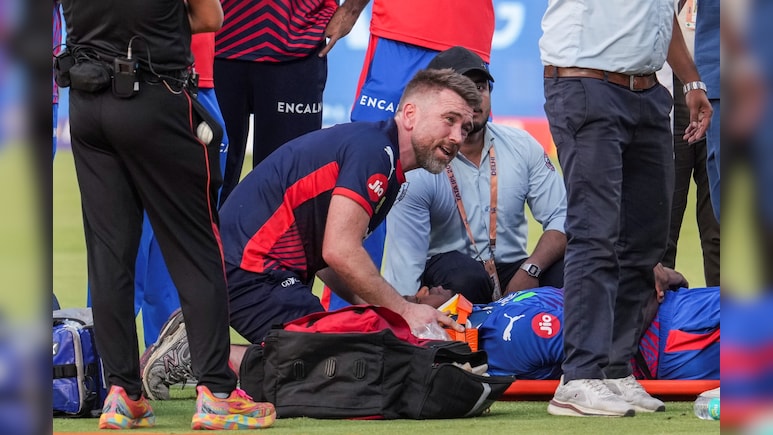 IPL 2026: Lungi Ngidi Leaves The Field In Ambulance After Distressing Head Injury In DC vs PBKS Clash