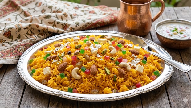 Shahi Zarda Pulao Recipe: A Royal Sweet Rice Dish Made For Special Occasions
