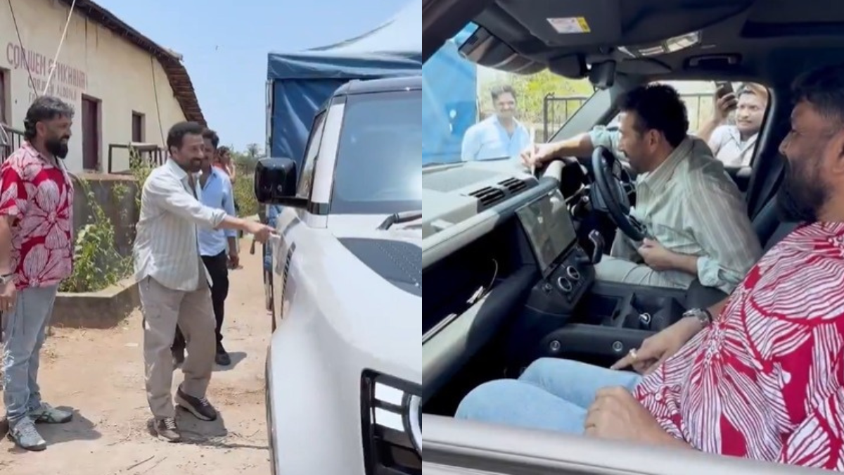 VIDEO: गदर 2 के एक्शन डायरेक्टर की 2 करोड़ की डिफेंडर पर सनी देओल ने दिया ऑटोग्राफ, रिएक्शन जीत लेगा दिल