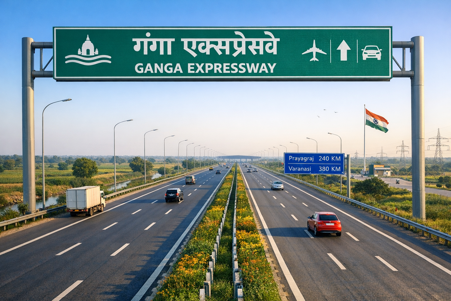 गंगा एक्सप्रेसवे पर जल्द मिलेगी फ़र्राटा भरने की परमिशन, सुरक्षा और सुविधाओं तक, जानें क्या-क्या मिलेगा