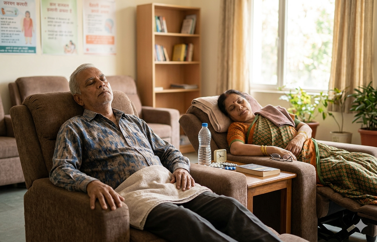 Daytime napping in older adults can be a result of certain health conditions