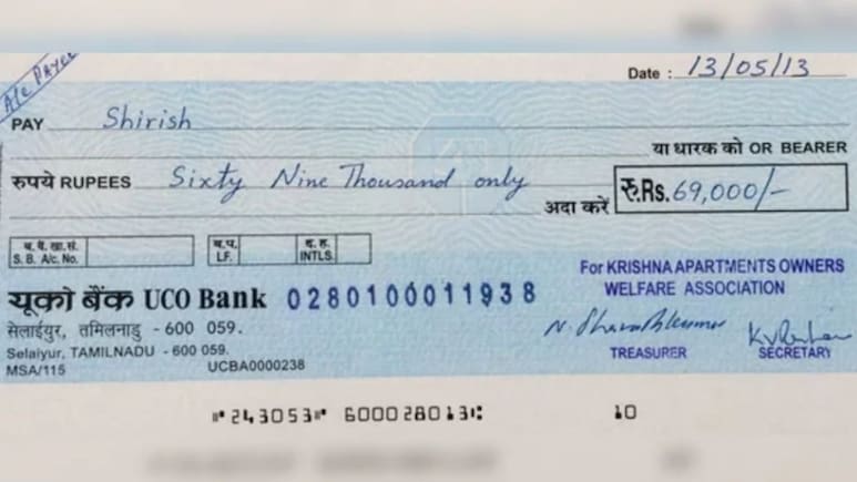 ChatGPT ने बनवला 69,000 रुपयांचा खराखुरा वाटेल असा चेक, व्हायरल पोस्टमुळे सोशल मीडियावर खळबळ