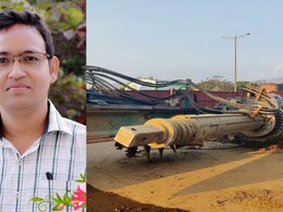 सैकड़ों टन वजनी क्रेन सीधे बाइक पर गिरी, कांस्टेबल की कुचलकर मौत, सायन-पनवेल हाईवे पर हादसा&nbsp;