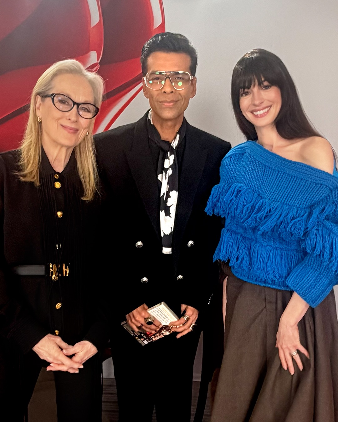 Karan Johar Meets 'Guru' Meryl Streep In Tokyo Alongside Anne Hathaway: 'My Knees Were Rattling'