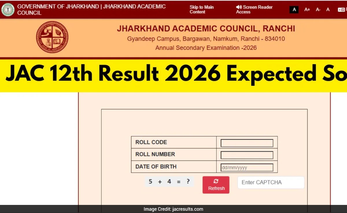 Jharkhand Board Class 12 Result 2026 To Be Out Soon; Official Websites, Direct Link