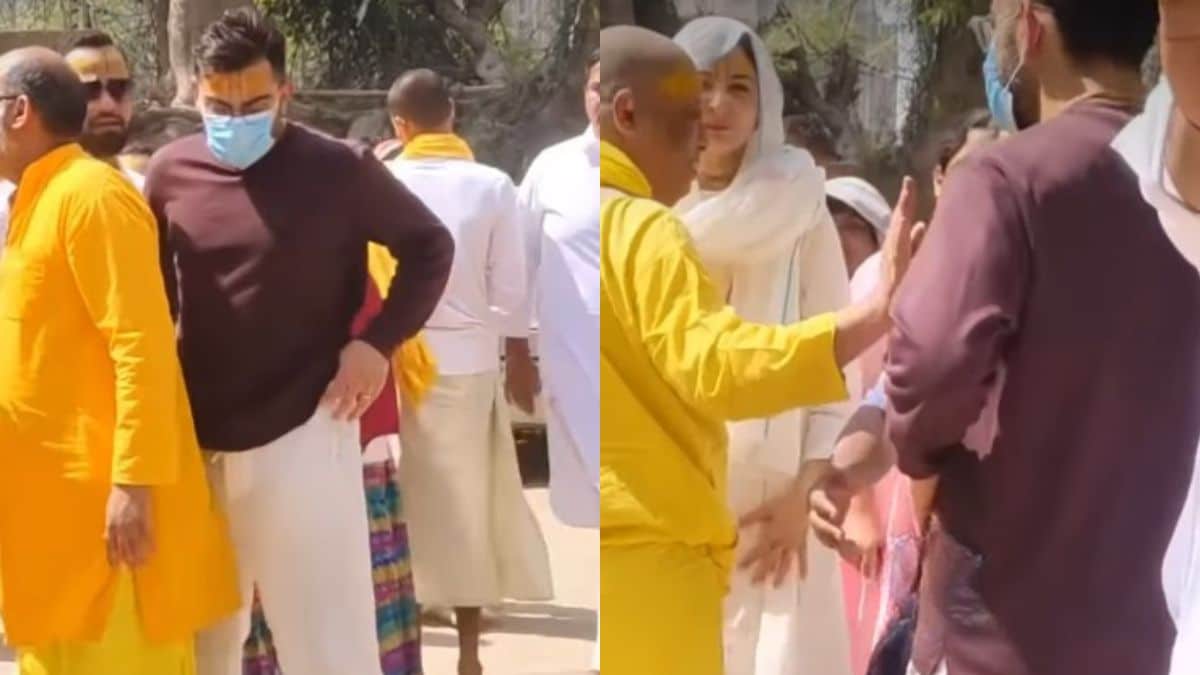 Viral: Virat And Anushka Arrive In Vrindavan After German Influencer's Pic Row