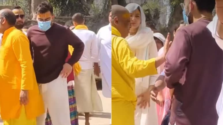 Viral: Virat Kohli And Anushka Sharma Arrive In Vrindavan After German Influencer's Pic Row