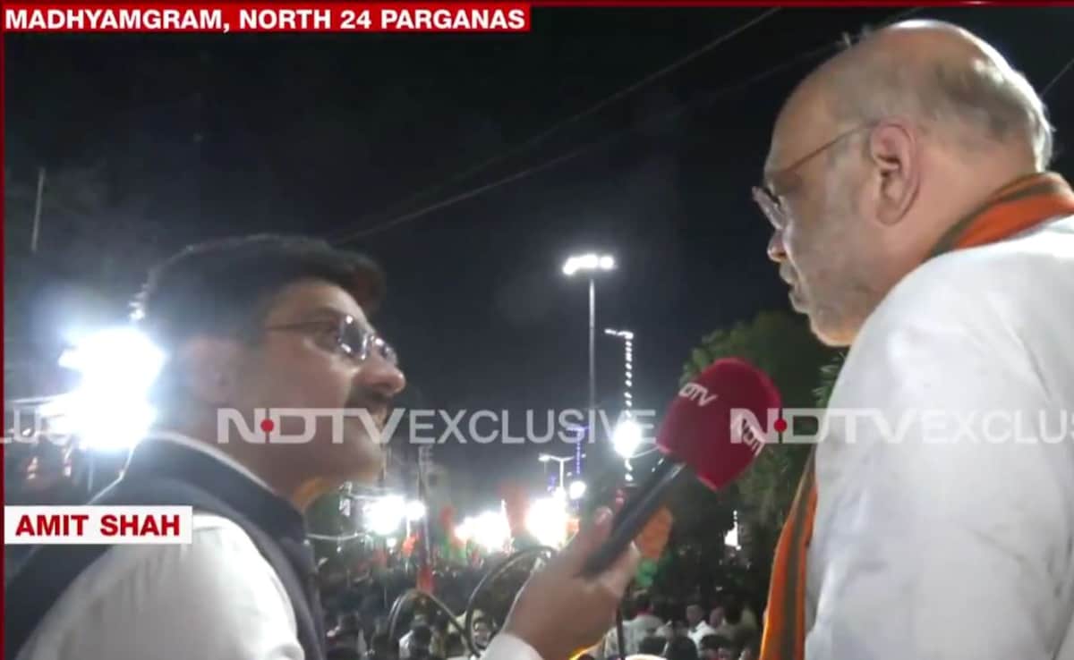 "Bengal Chief Minister Will Be From BJP": Amit Shah To NDTV At Rally