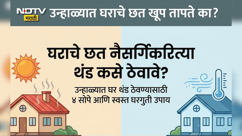How To Reduce Roof Heat: उन्हाळ्यात तुमच्या घराचे छत प्रचंड तापतंय? फॉलो करा 4 सोपे उपाय, AC विनाच घर होईल थंड