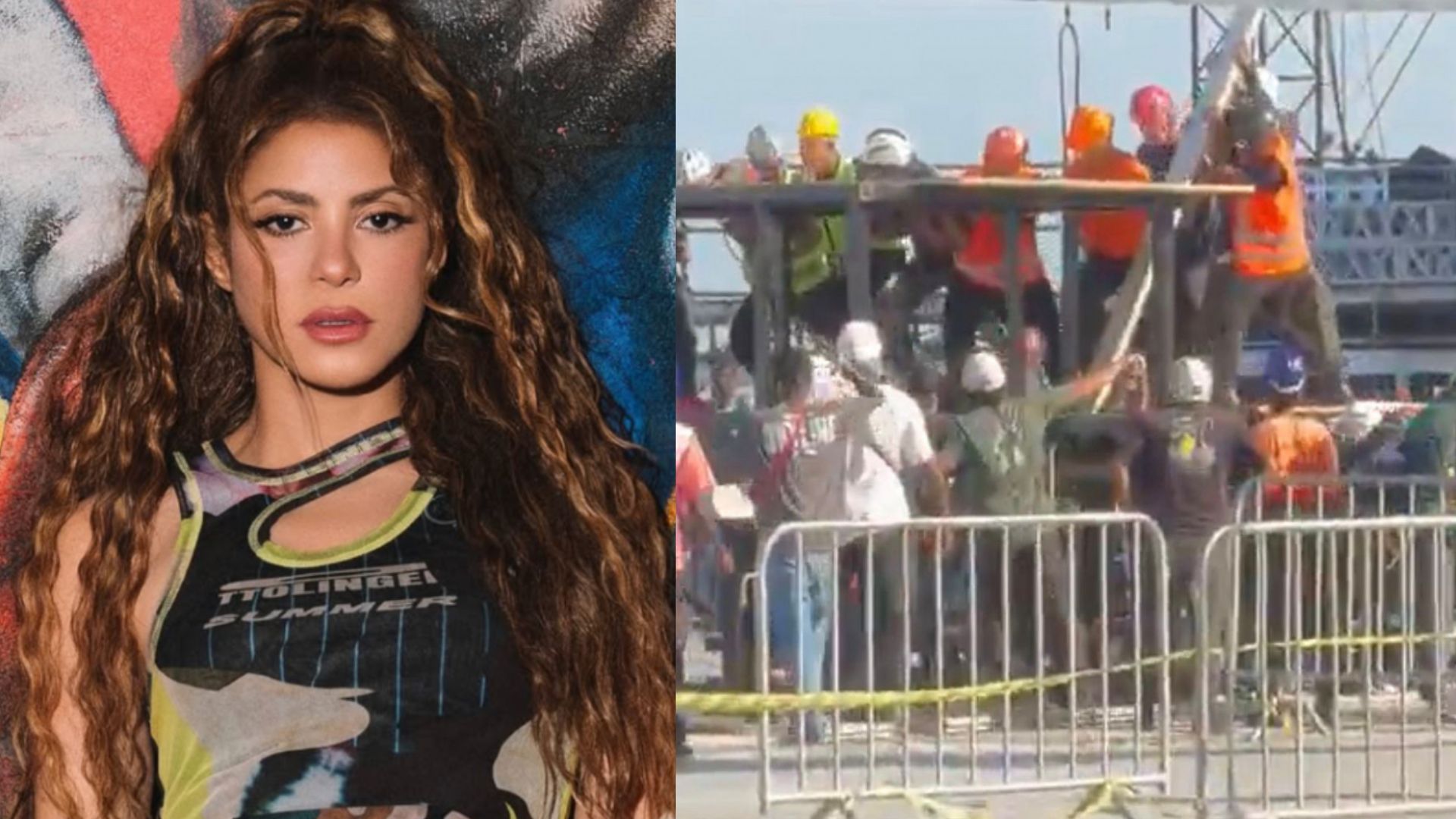 Video: Shakira's Crew Member Dies From 'Crushing Injuries' While Setting Up Stage For Brazil Concert