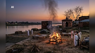 युवक ने जलती चिता पर लेटकर की आत्महत्या! रात 3 बजे घर से हुआ गायब, सुबह श्मशान में मिली लाश