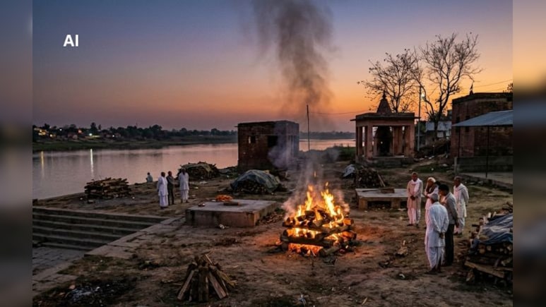 युवक ने जलती चिता पर लेटकर की आत्महत्या! रात 3 बजे घर से हुआ गायब, सुबह श्मशान में मिली लाश