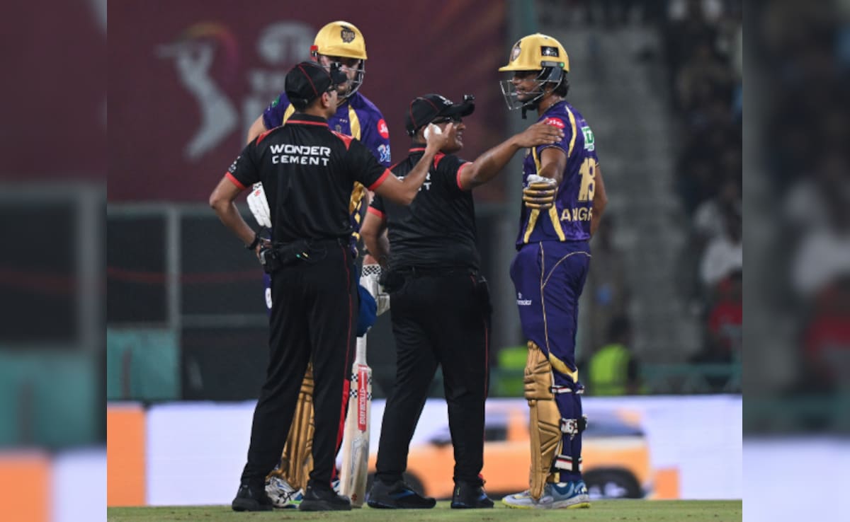 What Is Obstructing The Field Dismissal That Saw KKR Star Angkrish Raghuvanshi Get Out vs LSG