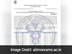 AIIMS NORCET 10 Stage 1 Result Out: 14,527 Candidates Qualify For Stage 2