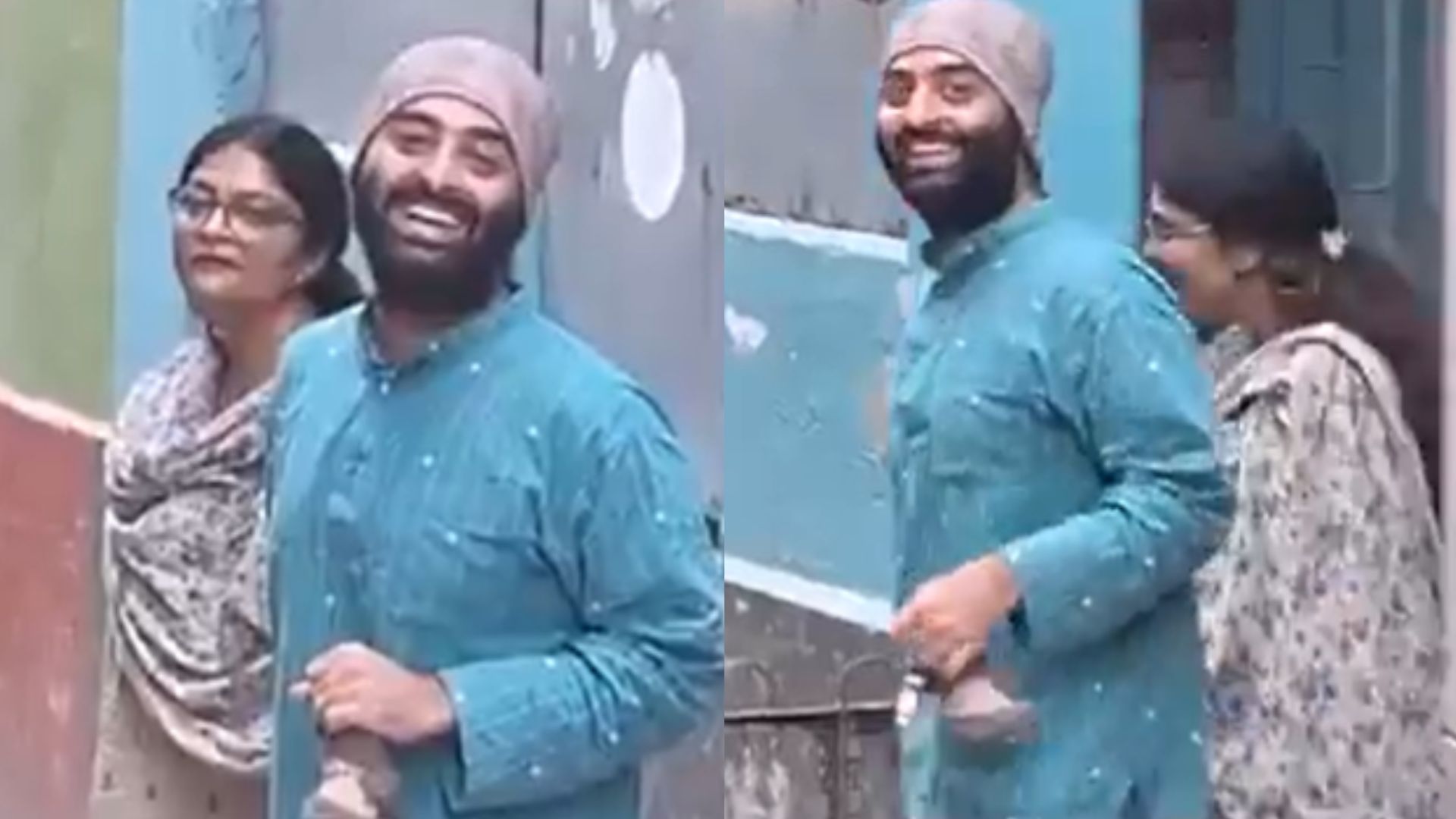 Watch: Arijit Singh Goes To Vote In Murshidabad Hand-In-Hand With Wife Koel