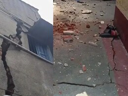 धनबाद में फिर धंसी धरती, 6 घर दो टुकड़ों में बंटे...15 घरों में आई दरार, सड़क पर आए लोग