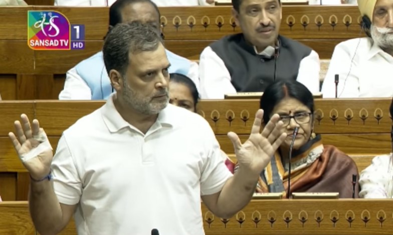 ये महिला बिल है ही नहीं, ये भारत का चुनावी नक्शा बदलने की कोशिश: लोकसभा में राहुल गांधी