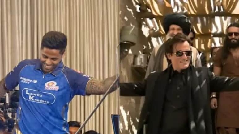 Watch: Cricketer Suryakumar Yadav Recreates Akshaye Khanna's Viral <i>Dhurandhar</i> Step