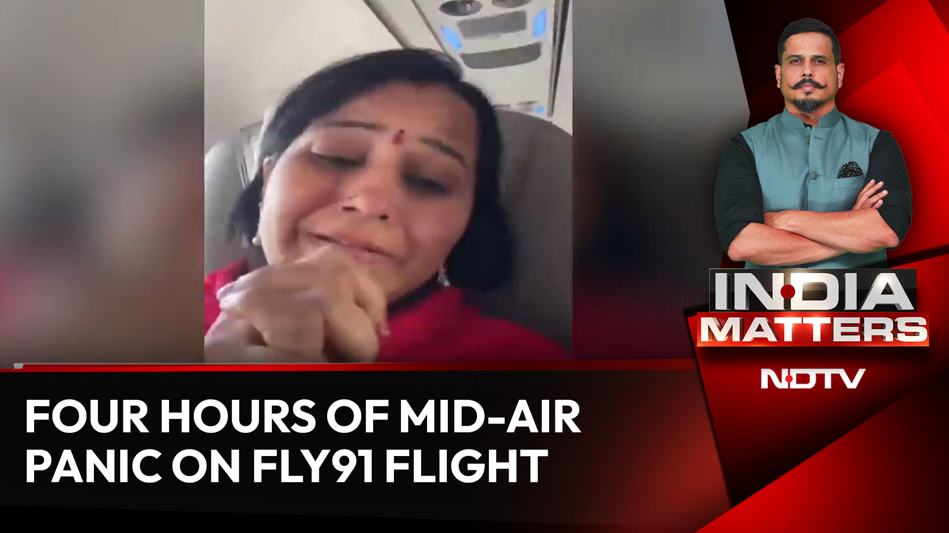 Four Hours Of Mid-Air Panic On Fly91 Flight After Aborted Landing