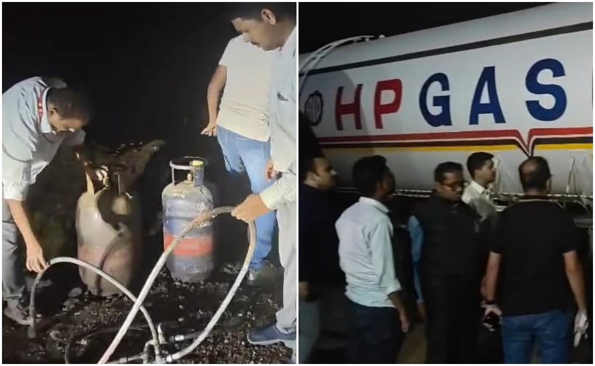 टैंकरों की सील तोड़कर गैस चोरी, 35 हजार किलो गैस से भरे दो टैंकर और कई सिलेंडर मिले, महाराष्ट्र से 2 गिरफ्तार