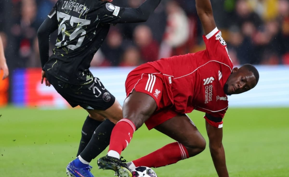 Ibrahima Konate Fumes Over Liverpools Rejected Penalty In PSG Defeat