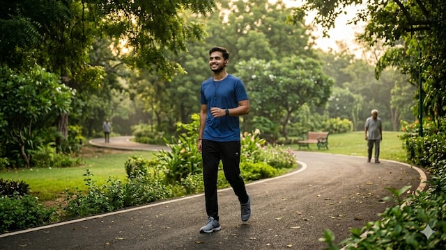 The 60-minute brisk window acts as a steady-state cardio session