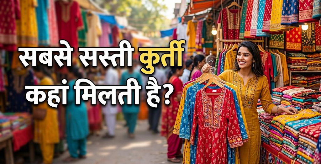 सिर्फ 50 रुपए से शुरू होती है एक कुर्ती की कीमत, भारत की 3 सबसे सस्ती कपड़ा मार्केट