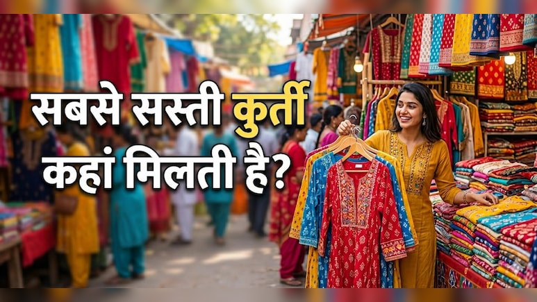 सिर्फ 50 रुपए से शुरू होती है एक कुर्ती की कीमत, भारत की 3 सबसे सस्ती कपड़ा मार्केट