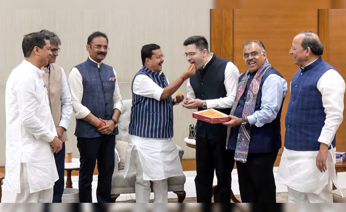 BJP Welcomes Raghav Chadha And Co With "Tukde Tukde" Dig At Opposition