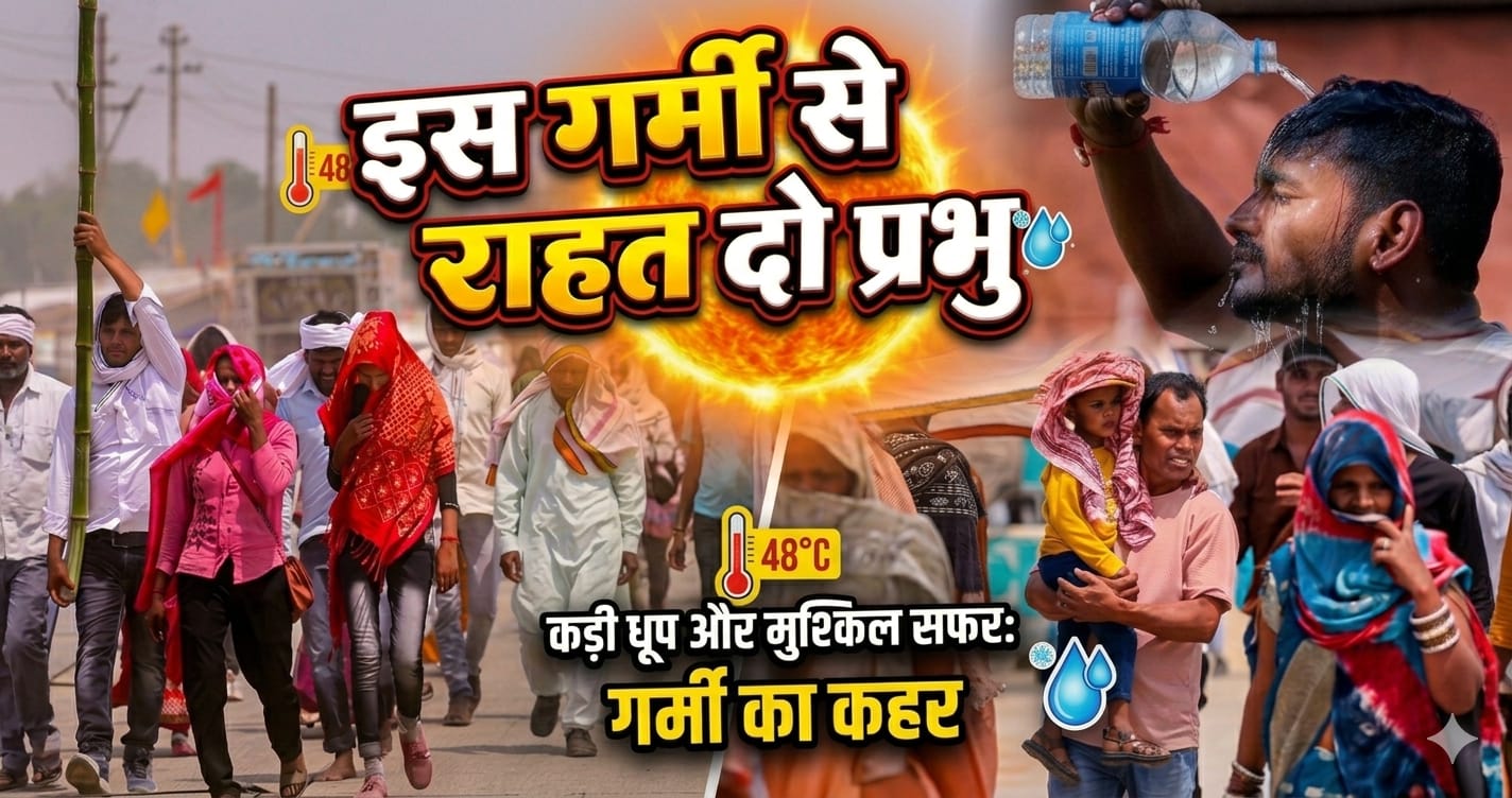 भयानक तपिश, दोपहर में लॉकडाउन जैसा हाल, पारा हॉफ सेंचुरी मारने को तैयार, उफ्फ ये गर्मी तो जान निकाल देगी