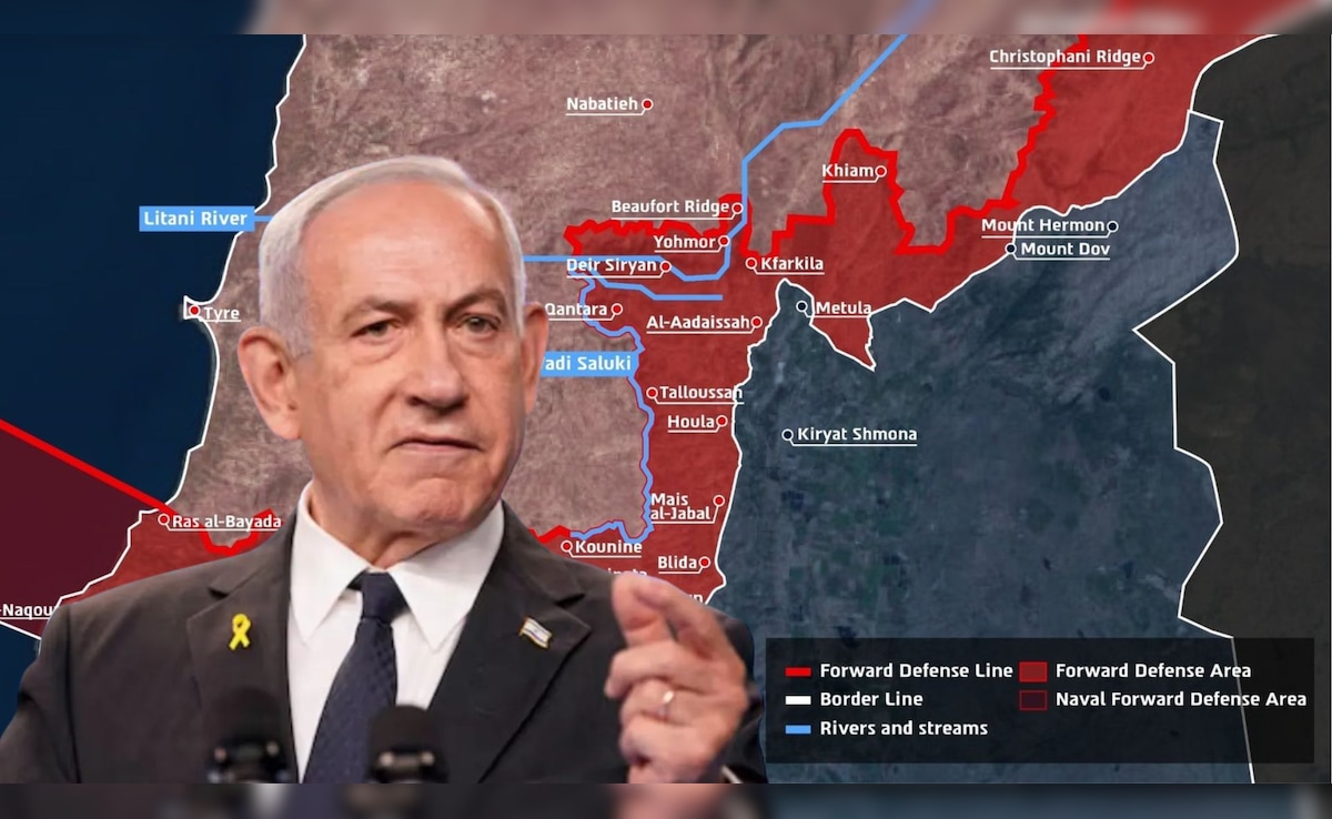 इजरायल ने जंग में लेबनान की कितनी जमीन पर कब्जा कर लिया? खुद मैप जारी करके दिखाई सच्चाई