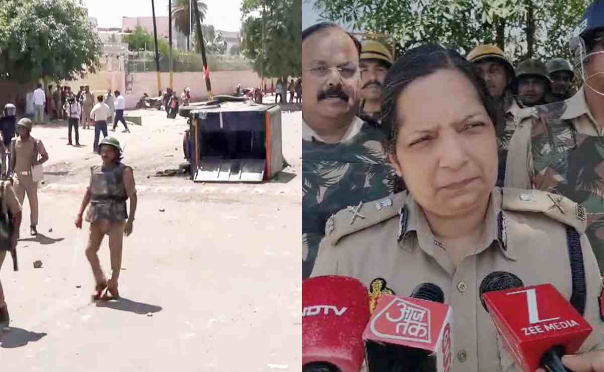 'पत्थरबाजी , आगजनी के लिए व्हाट्सएप पर आया मैसेज...' : नोएडा हिंसा पर CP लक्ष्मी सिंह ने किया बड़ा खुलासा