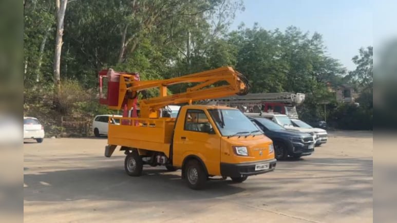 भोपाल नगर निगम का फायर सिस्टम कबाड़! सबसे महंगी और बड़ी हाइड्रोलिक क्रेन पंचर