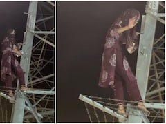 वैशाली में 'शोले' जैसा ड्रामा, शादी की जिद में हाईटेंशन टावर पर चढ़ी 'बसंती'; पुलिस को बुलाना पड़ा प्रेमी