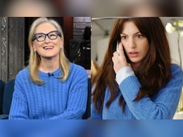 Meryl Streep Picks <i>That</i> Blue Sweater For <i>Devil Wears Prada 2</i>