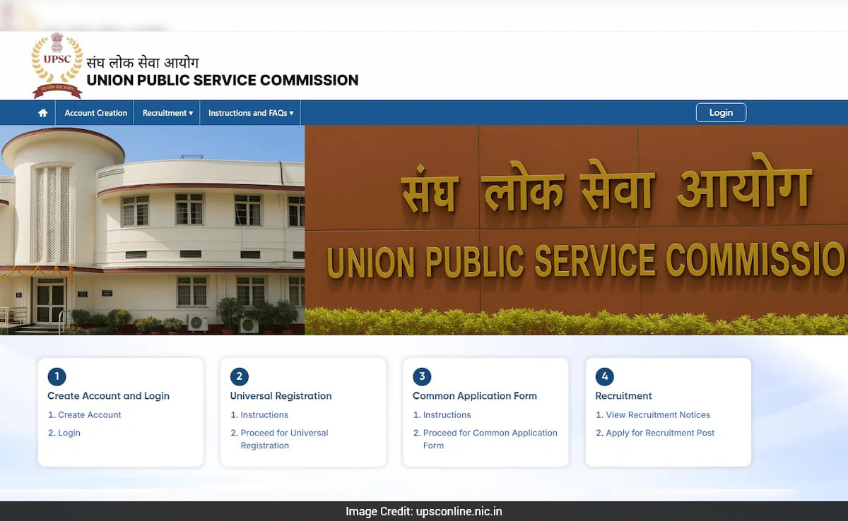 UPSC Announces Direct Recruitment For Multiple Government Posts