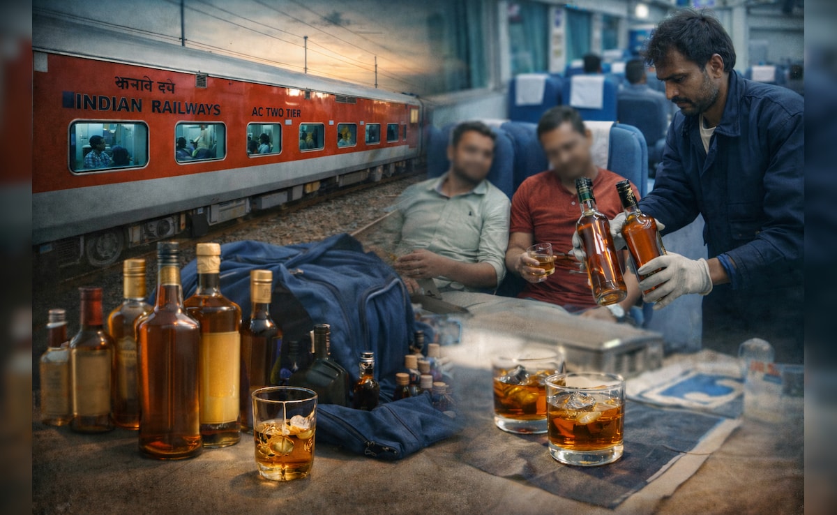 Indian Railway: इस ट्रेन के AC कोच को अटेंडर ने बना दिया 'चलता फिरता बार', उपलब्ध करता था मनपसंद शराब
