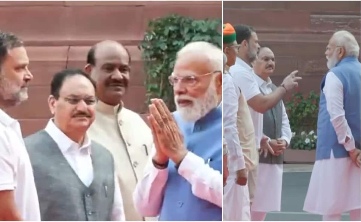 मुलाकात हुई, क्या बात हुई? आज संसद भवन में पीएम मोदी और राहुल गांधी की लंबी बातचीत की इनसाइड स्टोरी