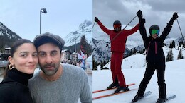 Ranbir Kapoor And Alia Bhatt Ring In 4th Anniversary With A Ski Date In Austrian Alps. See Pics, Video