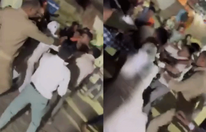 शाहजहांपुर में पुलिस जवानों को दौड़ा-दौड़ा कर पीटा, बारातियों को शांत करने पहुंचा था डायल 112