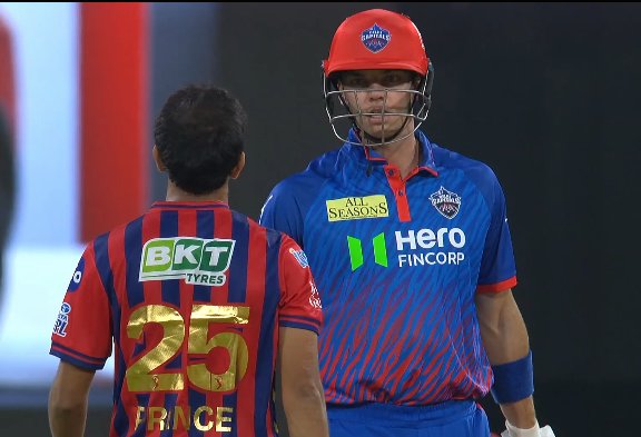 Heated Words Exchanged Between Tristan Stubbs And Prince Yadav. Watch