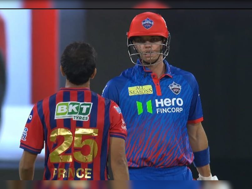 Heated Words Exchanged Between Tristan Stubbs And LSG's Prince Yadav During IPL 2026 Match. Watch