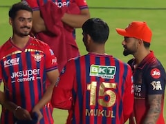 LSGs Rs 1 Crore Star Tries To Touch Kohlis Feet. RCB Stars Reaction Viral