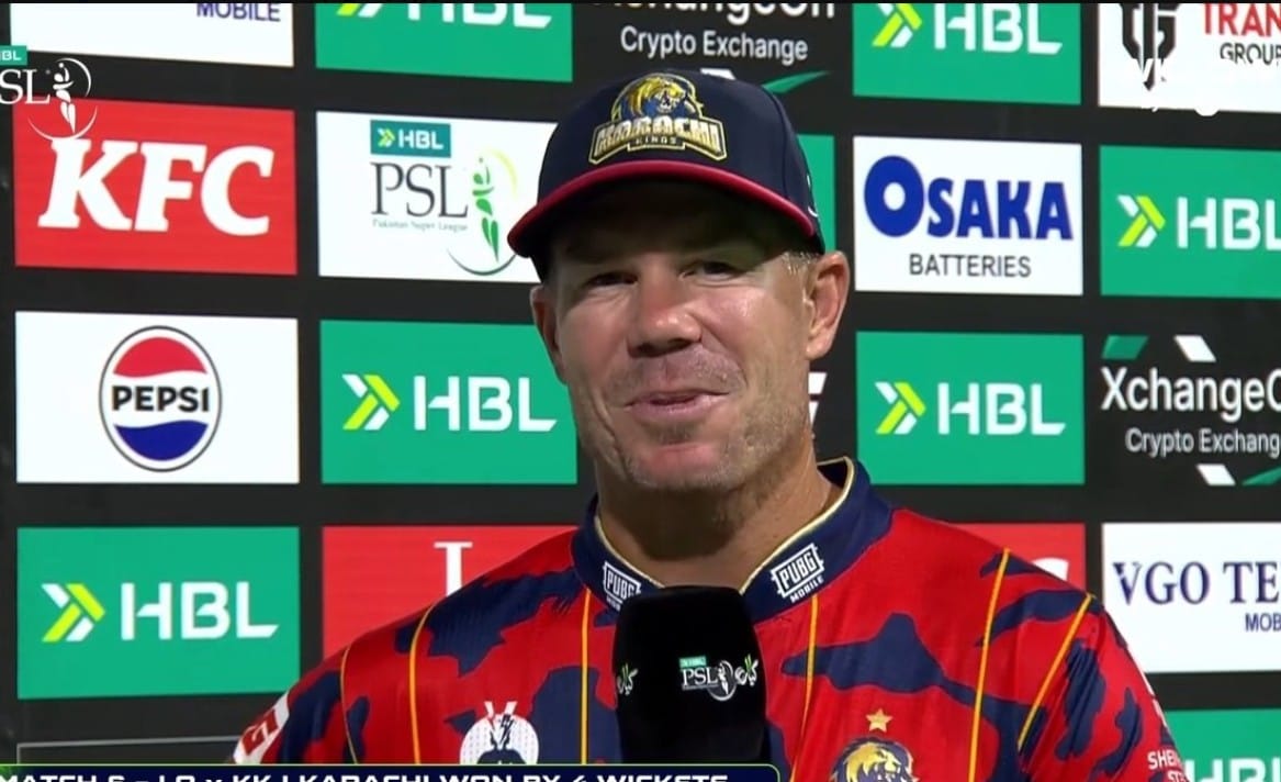 'Nothing Serious': Warner Downplays Viral Tense Moment With Teammates After Karachi Kings' PSL Win vs Rawalpindiz